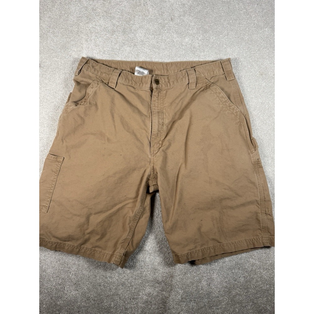 Carhartt B147 DKH Canvas Carpenter Work Shorts Mens 40(38" Actual) Work* Outdoor